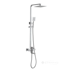 душевая система для ванны и душа Wezer 3х режимная, сатин (ODA16-15)