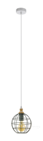Підвісний світильник Eglo Itchington 1, сірий, патина (33034)