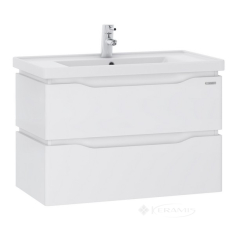 тумбочка з умивальником Sanwerk Alessa Air 80x44x60 біла (MV0000640)