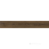 виниловый пол Floorex SPC Stockholm 4V 1220x180x6 темно-коричневый, замковый