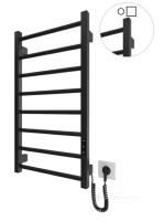 полотенцесушитель электрический Mario Hf Leeds 770x530 черный мат (6.1.0802.06.BM)