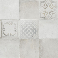 плитка La Fenice Ceramiche Fattoamano 61,5x61,5 maiolica bianco