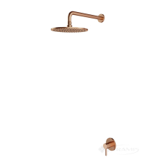 душевая система скрытого монтажа Omnires Y brushed copper (SYSY36CPB)