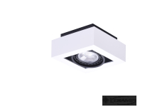 светильник потолочный Azzardo Nikea ES111 16W white-black (AZ4436)