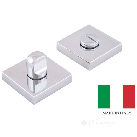 Накладка фиксатор Forme, хром полированный, квадратная розетка (84962)