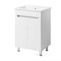 тумба с умывальником Юввис Эльба 84,5x55x45,2 Trio ТН-1 белый (MEB-1132521514)