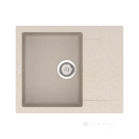 кухонна мийка Vankor Orman 61x49,5 beige + сифон (OMP 02.61)