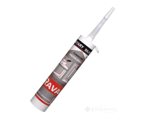 Силіконовий герметик Ravak Professional 310 ml white (X01200)