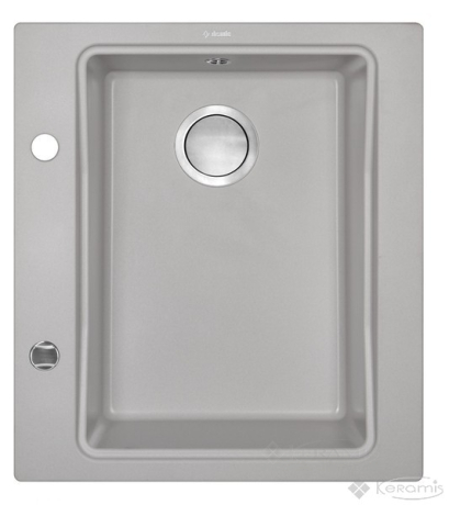 Кухонна мийка Deante Modern 59x52x20 сірий металік (ZQM S103)