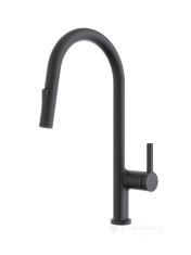 смеситель для кухни Aqua Rodos Bari 02 black matt (АР000082525)