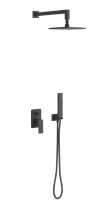 душевая система скрытого монтажа Excellent Keria черный (AREX.SET.2045BL)