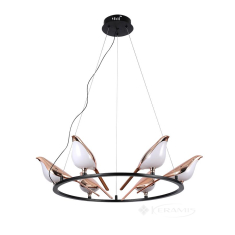 люстра Levistella декоративная, птицы, черный-золото (784V1004-6 BK+FGD)