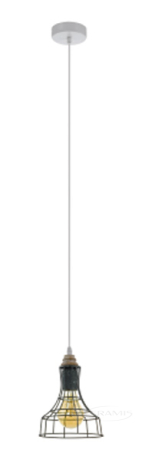 Підвісний світильник Eglo Itchington 1, сірий, патина (33035)