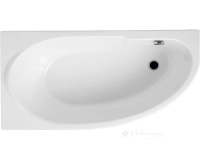 ванна акриловая Polimat Miki угловая, 145x85 левая, белая (00421)