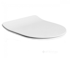 сиденье Axa Glomp Slim Soft-close, белый матовый (319112)