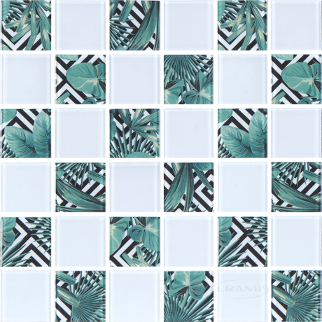 Мозаика Kotto Keramika GMP 0848024 СC print 24/ral 7047 30x30