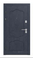 дверь входная Rodos Line 880x2050x96 бетон антрацит/дуб сонома (Lnz 003)