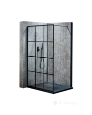 душевая стенка Calani Soleo 100x195 безопасное стекло прозрачное (CAL-K6011)