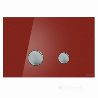 смывная клавиша Cersanit Stero красное стекло  (K97-371)