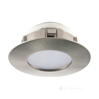 точечный светильник Eglo Pineda 7,8 см, IP44, никель матовый (95819)