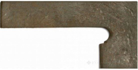 Бордюр Gres de Aragon Antic 20x39 basalto zanquín dcha. (902916)