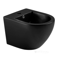 биде Imprese Lesna 49,5х37х32,5 подвесное, черный матовый (i11547 black)