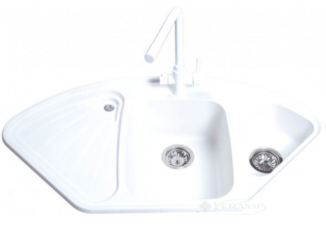 Кухонна мийка Bretta Alveus 106x57,5 біла