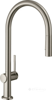 смеситель для кухни Hansgrohe Talis M 210, с вытяжным душем, 2jet, сталь (72800800)