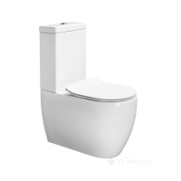 чаша унітазу-компакту Axa Glomp 66x36,5 білий (0201301)