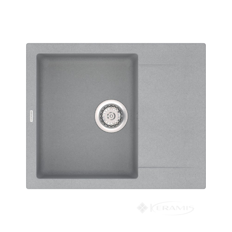 Кухонна мийка Vankor Orman 61x49,5 gray + сифон (OMP 02.61)