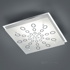 светильник потолочный Reality Dukat, хром с узором, LED (R62349106)