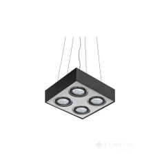 светильник потолочный Azzardo Paulo 4 pendant 230V black/aluminium (AZ1916)