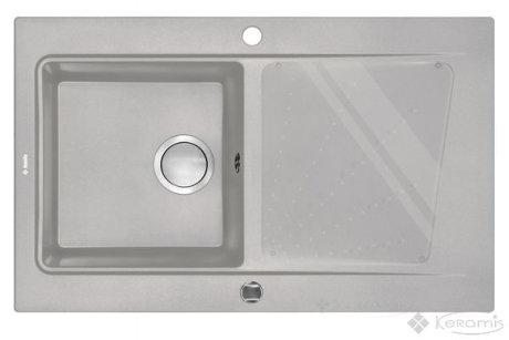 Кухонна мийка Deante Modern 86x52x20 сірий металік (ZQM S113)