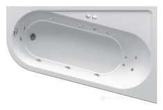 ванна акрилова Ravak Chrome R 160x105 Relax Base гідромасажна, хром (GMSR1361)