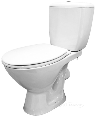 Унитаз-компакт Cersanit Koral напольный, сиденье полипропилен (K681-001)
