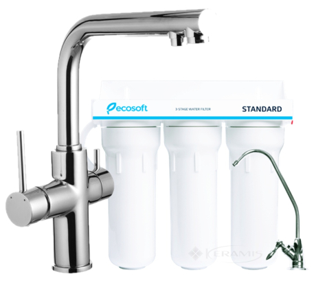 Змішувач для кухні Imprese Daicy хром + система очищення води (55009-F+FMV3ECOSTD)