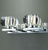 светильник настенный Azzardo Rubic 2, хром, прозрачный, 2 лампы (1798-2 Вт / AZ0491)