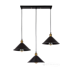 светильник подвесной Levistella (752839F-3 BK (500)) стиль лофт