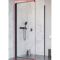 душевая кабина Radaway NES 8 Black KDJ I 90x90 правая, безопасное стекло, прозрачное, чёрная (10072090-54-01R)