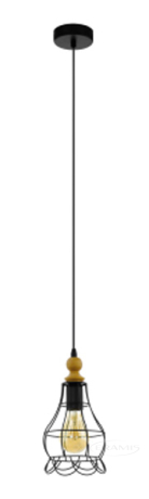 Підвісний світильник Eglo Bampton 1, коричневий (33042)
