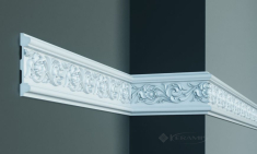 молдинг гибкий Elite Decor Gaudi Decor 11x2x244 см с орнаментом белый (CR 632 Flex)