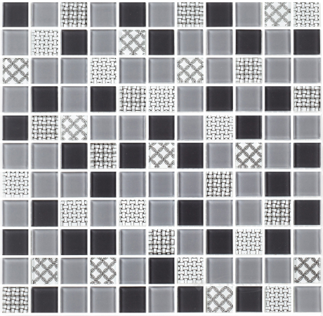 Мозаика Kotto Keramika GM 4053 C3 Gray m/Gray w/Structure 30х30