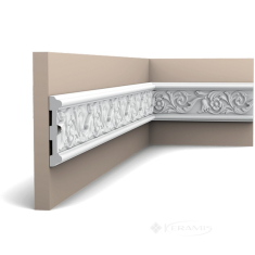 молдинг гибкий Orac Decor 11,1x1,9x200 см белый (P7020F)