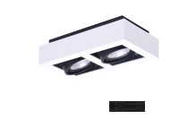 светильник потолочный Azzardo Nikea ES111 16W white-black (AZ4439)