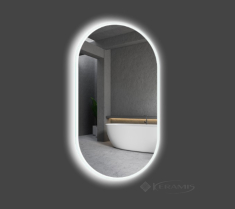 зеркало Liberta Mirano Media 550x825 бриллиант