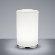 настільна лампа Reality John, хром, білий матовий, LED (R52221106)