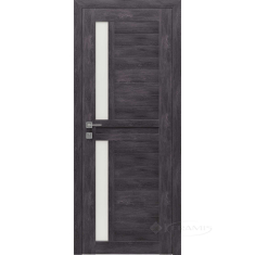 дверне полотно Rodos Modern Alfa 800 мм, полустекло 1, дуб шале графіт