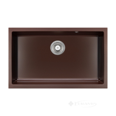 кухонна мийка Granado Under Top XL 75,2x46x20 із сифоном, marron (gr3706)