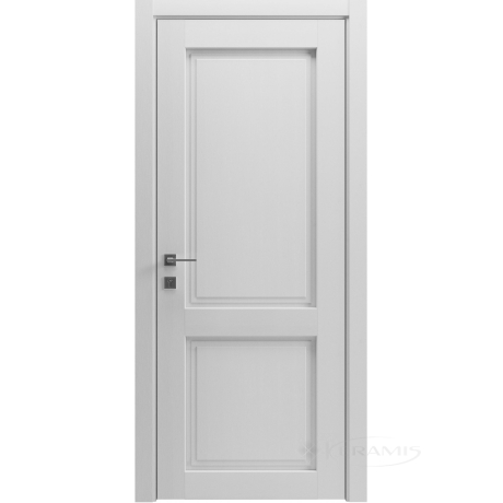 Дверное полотно Rodos Style 2 600 мм, глухое, каштан белый