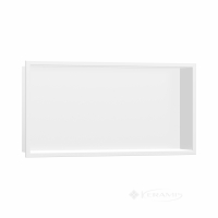 полочка Hansgrohe XtraStoris Original со встроенной рамой, 300x600x100, белый матовый (56064700)